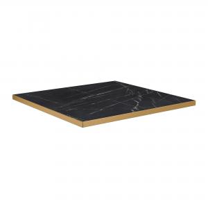 Click to view product details and reviews for Zap Omega Laminate Table Top Black Marble 70cm X 70cm Za3204t.