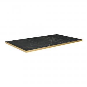 Click to view product details and reviews for Zap Omega Laminate Table Top Black Marble 120cm X 70cm Za3206t.