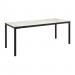 EXTREMA Carrara Marble 4 Leg Dining Table - Rectangular - 179cm x 69cm