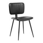 Zap OPEL Side Chair - Leather - Black ZA.3243C