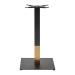 BOSTON SLEEK - Black and Gold Large Square - Mid Height