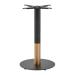 BOSTON SLEEK - Black and Gold Small Round - Dining