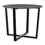 Bourne Dining Table - Metallic Anthracite - 90cm Dia