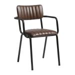 Zap TAVO Stacking Arm Chair - Vintage Brown ZA.3322C
