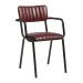 TAVO Stacking Arm Chair - Vintage Red