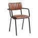 TAVO Stacking Arm Chair - Vintage Tan