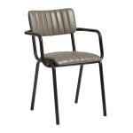 Zap TAVO Stacking Arm Chair - Vintage Dark Grey ZA.3326C