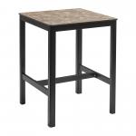 Zap Extrema Marble - Black Mid Height Table - 60x60cm ZA.3356CT