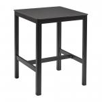 Zap Extrema Black - Black Mid Height Table - 60x60cm ZA.3364CT