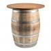 Munster Oak Poseur Barrel Table - 90cm