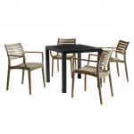 Zap Artemis Dining Set - Taupe ZA.500.215PA