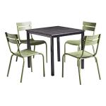 Zap MARLOW Olive Green Dining Set ZA.500.635PA