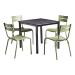 MARLOW Olive Green Dining Set