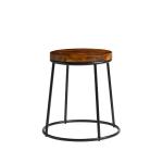 Zap MAX 45 Low Stool - Rustic Aged Wooden Seat Pad - End of Line - Red ZA.595ST