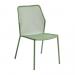 PALMA Outdoor Metal Side Chair - Olive Green (Ral 6011)