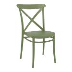 Zap CROSS Side Chair - Olive Green ZA.6708C