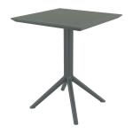 Zap Folding SKY Table - 60x60 Square - Dark Grey ZA.6721CT