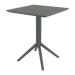 Folding SKY Table - 60x60 Square - Dark Grey