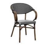 Zap PANDA Arm Chair - Black and White ZA.676C