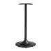 ZARO Large Round Bar Height - Trumpet Style Table base - Black