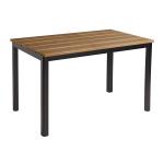 Zap EKO 4 Leg Dining Table - Aged Golden Oak - Rectangular - 119cm x 69cm ZA.7137CT