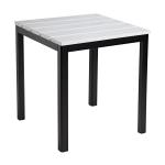 EKO Dining Table - Whitewash - Square - 69cm x 69cm