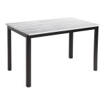 EKO 4 Leg Dining Table -  Whitewash - Rectangular - 119cm x 69cm