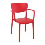 Zap LISA Arm Chair - Red ZA.7152C