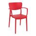 LISA Arm Chair - Red