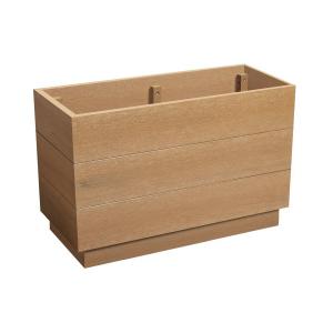 Click to view product details and reviews for Zap Eko Planter Aged Oak Height 75cm Width 45cm Depth 35cm.