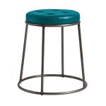 Zap MAX 45 - Clear Lacquered Metal Frame - Faux Leather Seat Pad - Vintage Teal ZA.7286ST