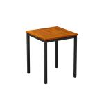 Zap ICE 4 Leg Dining Table - Black - 60cm x 60cm ZA.758CT