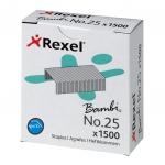 Rexel Bambi No.25 4mm Staples (Box 1500) - Outer carton of 20 05020