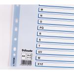 Esselte Mylar A-Z Part Dividers A4 - Multi-Coloured - Outer carton of 10 100166