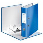 Leitz WOW  Spine Lever Arch File A4 80mm - Metallic Blue - Outer carton of 10 10050036