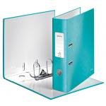 Leitz 180&deg; WOW Lever Arch File A4 Laminated 80mm Ice Blue - Outer carton of 10 10050051