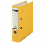 Leitz 180&deg; Lever Arch File Polypropylene A4 80mm Yellow - Outer carton of 10 10101015