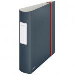 Leitz 180 Active Cosy Lever Arch File A4, 80mm width, Velvet Grey - Outer carton of 6 10380089
