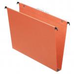 Esselte Orgarex Suspension File Square Base 30mm Capacity Foolscap Orange (Pack 50) 10403