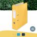Leitz-180-Cosy-Lever-Arch-File-Soft-Touch-A4-80mm-width-Warm-Yellow-Outer-carton-of-6-10610019