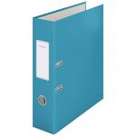 Leitz 180 Cosy Lever Arch File Soft Touch A4, 80mm width, Calm Blue - Outer carton of 6 10610061