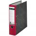 Leitz 180° Lever Arch File Classic Marbled. A4, 80 mm. Red. - Outer carton of 10
