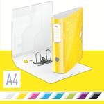 Leitz 180 Active WOW Lever Arch File. A4. 75mm. Yellow. - Outer carton of 5 11060016