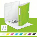 Leitz 180 Active WOW Lever Arch File. A4. 50mm. Green. - Outer carton of 5 11070054