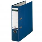 Leitz 180 Plastic Lever Arch File Foolscap 80 mm - Blue  - Outer carton of 10 11101035