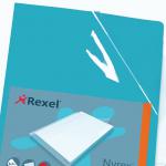 Rexel Nyrex Premium A4 Document Folder, Green Embossed, 100mic, Cut Flush, L-Folder, Pack of 25 - Outer carton of 4 12161GN