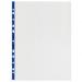 Rexel Quality A4 Punched Pockets with Blue Spine, Embossed, Pack of 25 - Outer carton of 4