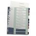 Leitz Style Printable Index, Polypropylene, extra wide 1-10 premium numerical tabs.  A4 Maxi.  - Outer carton of 10