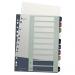 Leitz Style Printable Index, Polypropylene, extra wide 1-10 premium numerical tabs.  A4 Maxi.  - Outer carton of 10