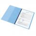 Rexel Nyrex Boardroom File A4 Flat Bar File Pocket On Inside Front Cover Blue - Outer carton of 5